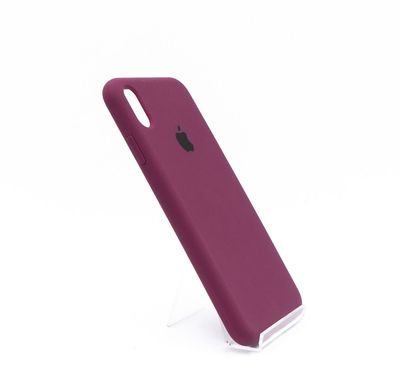 Силіконовий чохол Full Cover для iPhone XS Max maroon
