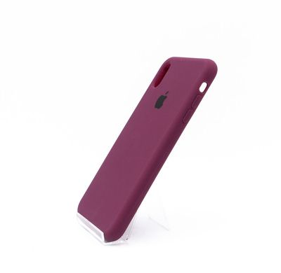 Силіконовий чохол Full Cover для iPhone XS Max maroon