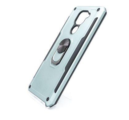 Чохол Serge Ring for Magnet для Xiaomi Redmi Note 9 green протиударний з магнітним тримачем