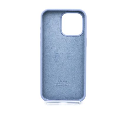 Силіконовий чохол Full Cover для iPhone 15 Pro Max lavander gray