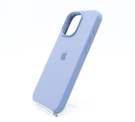 Силіконовий чохол Full Cover для iPhone 15 Pro Max lavander gray