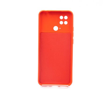 Силіконовий чохол Full Cover для Xiaomi Poco C40 red Full Camera без logo