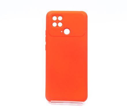 Силіконовий чохол Full Cover для Xiaomi Poco C40 red Full Camera без logo