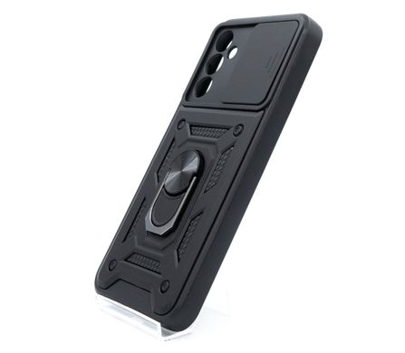 Чохол Camshield Serge Ring для Samsung A14 4G/5G black протиударний шторка/захист камери