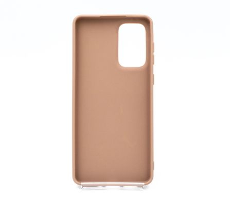 Силіконовий чохол Soft feel для Samsung A73 5G brown Candy