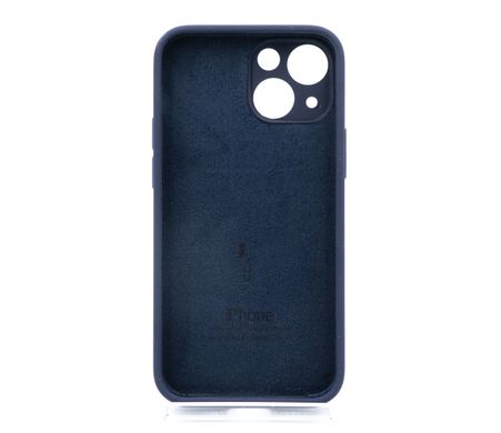 Силіконовий чохол Full Cover для iPhone 13 mini midnight blue Full Camera