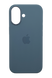 Силіконовий чохол with MagSafe для iPhone 17 anchor blue 1:1 Smart animation з кнопкою