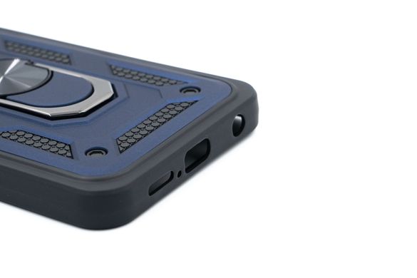 Чохол SP Serge Ring for Magne для Xiaomi Redmi Note 9S/Note 9 Pro dark blue протиударний Full Camera