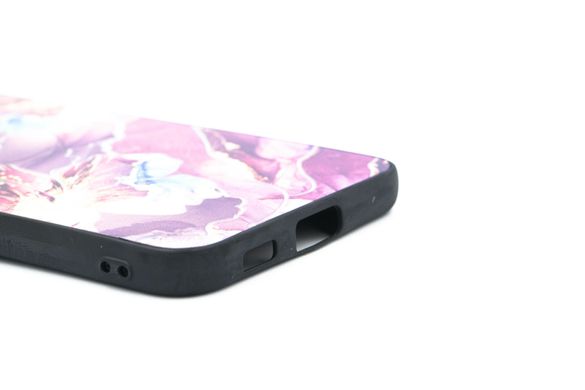 Накладка Marble UV для Samsung S22 Plus dark purple