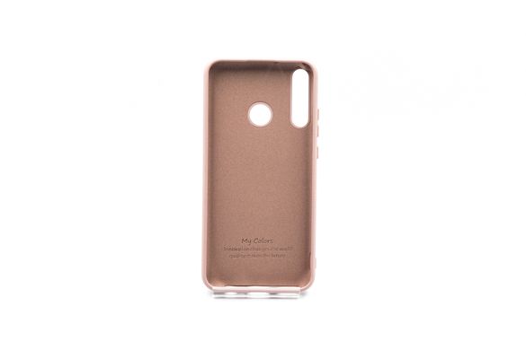 Силиконовый чехол Full Cover для Huawei P40 Lite E/Y7p 2020 pink sand без logo
