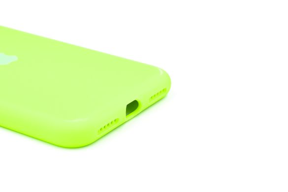 Силіконовий чохол Full Cover для iPhone SE 2020 neon green