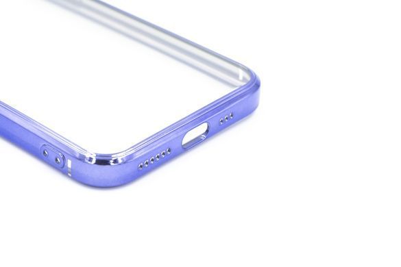 Силіконовий чохол Сlear для iPhone 11 Pro violet Full Camera з глянсовою окантовкою