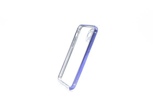 Силіконовий чохол Сlear для iPhone 11 Pro violet Full Camera з глянсовою окантовкою