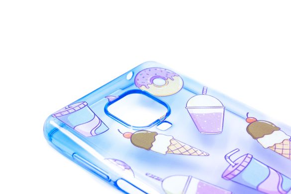 Силіконовий чохол WAVE Sweet&Asid Case для Xiaomi Redmi Note 9s/Note 9Pro(TPU) blue/purple/cocktells