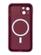 Чохол Color TPU MagSafe для iPhone 14 wine red Full Camera