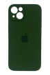 Силіконовий чохол Full Cover для iPhone 14 cyprus green Full Camera