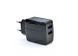 Мережевий зарядний пристрій 4YOU A24 (2.4A,Smart IC,Auto ID,покращена плата,2USB,Led)+Micro black
