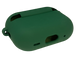 Чехол for AirPods Pro 2 силиконовый dark green с микрофиброй