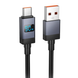 Кабель Hoco X118 Generous 5A charging data cable with display Type-C 1m black
