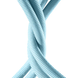 USB кабель Baseus Crystal Shine Series Lightning 2.4A/2m CAJY001203 light blue