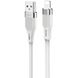 USB кабель HOCO U72 Forest Silicone Lightning 1.2m/ 2.4A white