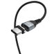 USB кабель Hoco U96 Traveller MAGNETIC charging data cable Type-C 3A/1.2m black