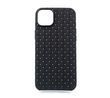 Силіконовий чохол Weaving case для iPhone 14 Plus black (плетінка)