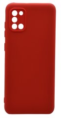 Силіконовий чохол Full Cover для Samsung A31 red Full Сamera без logo