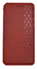 Чехол-книжка кожа для Samsung A55 5G red Getman Cubic PU