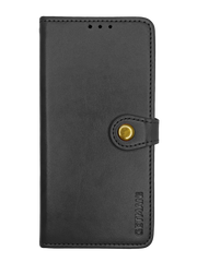 Чохол-книжка шкіра для Motorola Moto G54 black Getman Gallant PU