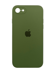 Силіконовий чохол Full Cover Square для iPhone 7/8/SE 2020 army green Full Camera