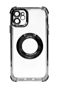 Силіконовий чохол Glossy with MagSafe для iPhone 12 black