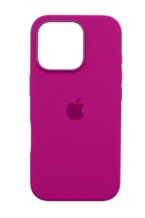 Силиконовый чехол with MagSafe для iPhone 16 Pro Max fuschia