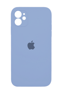 Силіконовий чохол Full Cover Square для iPhone 11 lilac blue Full Camera