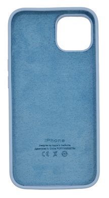 Силиконовый чехол Metal Frame and Buttons для iPhone 14 lilac blue