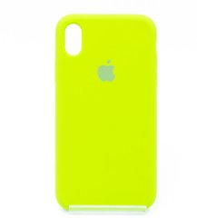 Силіконовий чохол original для iPhone XR lime green