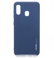 Силиконовый чехол SMTT для Samsung A20/A30 blue