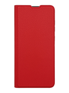 Чохол книжка FIBRA (рельєф) для Xiaomi Redmi 15A red Full Camera