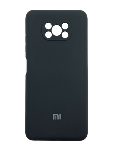 Силіконовий чохол Full Cover для Xiaomi Poco X3 /Poco X3 Pro dark grey Full Camera