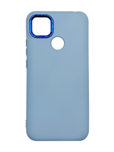 Силіконовий чохол Metal Frame для Xiaomi Redmi 9C/10A sky blue (AA)