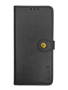 Чехол-книжка кожа для Motorola Moto G54 black Getman Gallant PU
