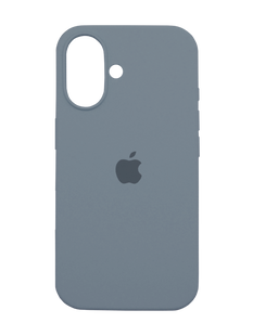 Силіконовий чохол Full Cover для iPhone 16 lavander grey