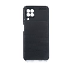 Силиконовый чехол Ultimate Experience Carbon для Samsung A22/M32 black (TPU)