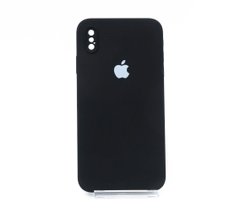 Силіконовий чохол Full Cover Square для iPhone XS Max black Full Camera