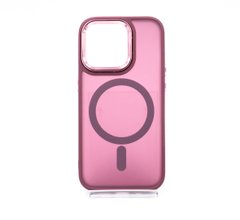 Чохол TPU+PC Space Magnetic Color with Magsafe для iPhone 14 Pro bordo