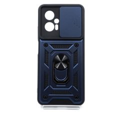 Чохол Camshield Serge Ring for Magnet для Xiaomi Poco X4 GT blue протиударний