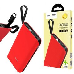 Power Bank Hoco J25B New Power With Cable Type-C 10000 mAh red