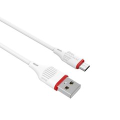USB кабель Borofone BX17 Micro 2.4A/1m white