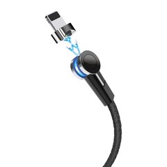 USB кабель Hoco S8 magnetic charging Lightning 2.4A 1.2m black