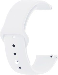 Ремінець Sport Silicone для Xiaomi Amazfit\Samsung 22mm white